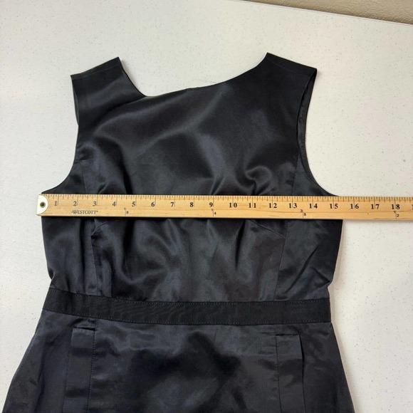 Marc by Marc Jacobs Sheath Dress Size 4 Black Silky Classic Sleeveless Cocktail - Picture 14 of 16